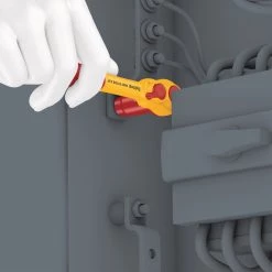 Wera Clé Plate 8007 B VDE Clé à Cliquet Zyklop, Isolée, Avec Levier De Commutation Et Entraînement 3/8", 3/8" X 222 Mm 05004966001 -Clés polygonales Soldes 8007 b vde cle a cliquet zyklop isolee avec levier de commutation et entrainement 3 8q 3 8q x 222 mm 05004966001 2